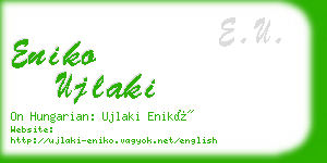 eniko ujlaki business card